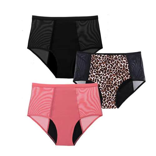 4-Layer Leakproof Menstrual Period Panties Fast Absorbent Un