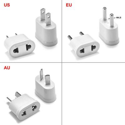 10pcs European EU KR Plug Adapter Converter China US to EU
