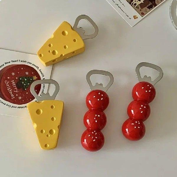 1pcs Cute Beer Opener Kawaii Candied Haws Cheese