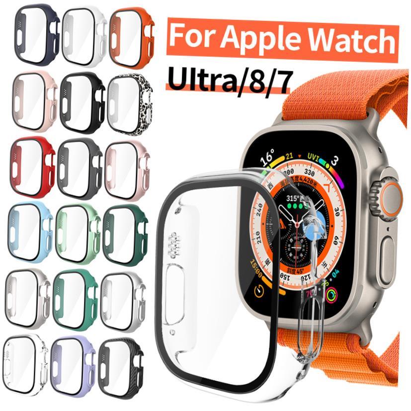 玻璃+外壳Apple Watch外壳系列7/8 41mm 45mm屏幕
