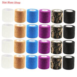 Colorful Sport Self Adhesive Elastic Bandage Wrap Tape 4.5m