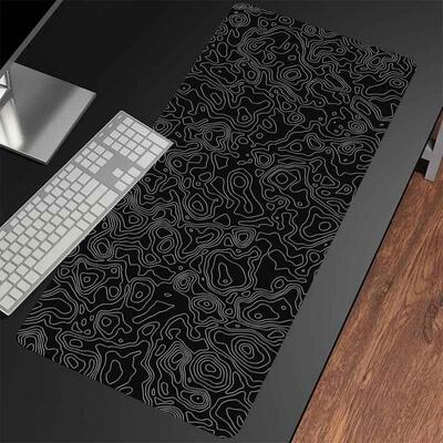 Black And White Mouse Pads Gaming Mousepad Gamer Mouse Mat K