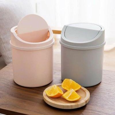 Mini Waste Bin Trash Can Desktop Garbage Basket Table Roll S