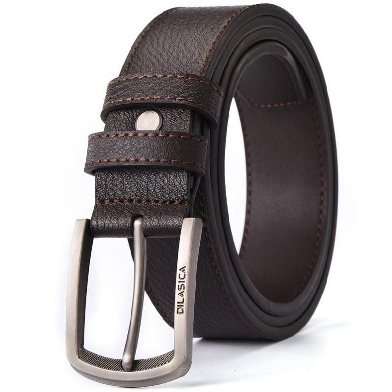 Mens Waist Belt Men Belts Leather Man For Jeans Black Male