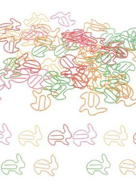 50 Pcs Cute Binder Animal Shape Clip Note Clips Rabbit