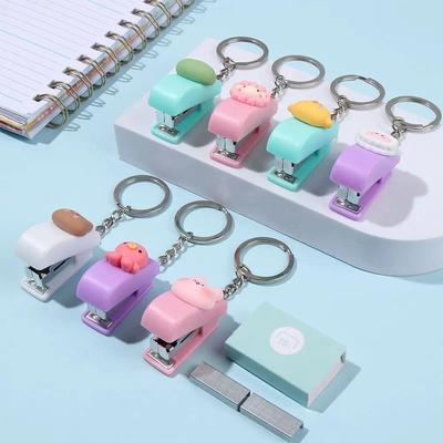 1PC Cartoon Cute Mini Stapler Portable 0 Staples Binding
