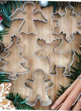 1PC Christmas Cookie Mould Gingerbread Man/Tree/Snowflake Sa