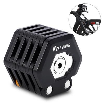 Hamburg Foldable Bike Lock防盗锁Alloy Bicycle Anti-Theft 1