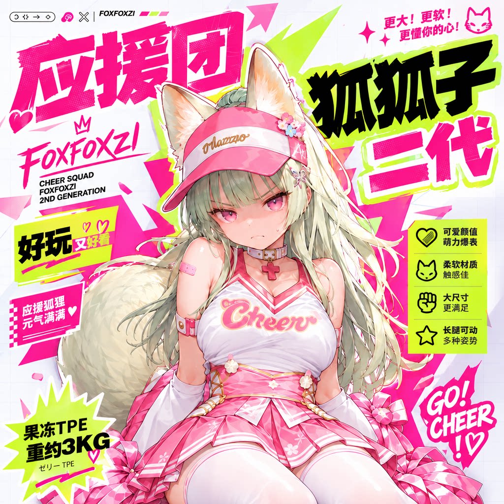 Yokubou应援团狐狐子2代飞机杯真人屁股男用臀模臀部倒膜圣杯倒模