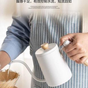 手磨咖啡机手摇家用分享壶咖啡豆研磨器具全套 素白手冲咖啡壶套装