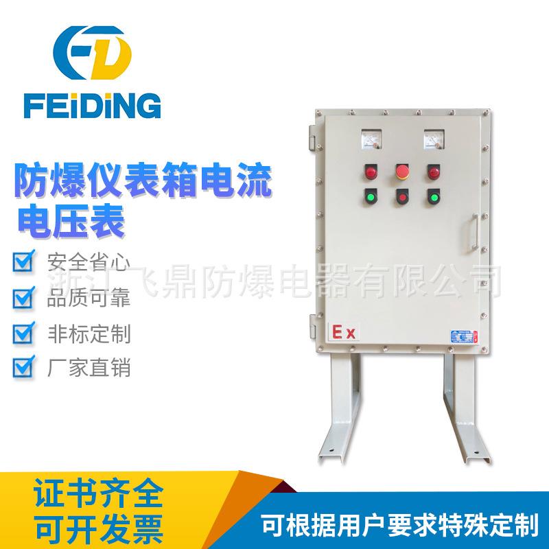 热销电流电压表防爆仪表箱钢板焊接防爆配电箱立式防爆柜