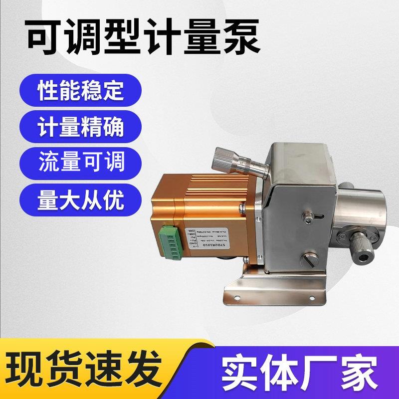 厂家微型可调型计量泵喷雾实验仪器高精度流量体精密无阀泵定制