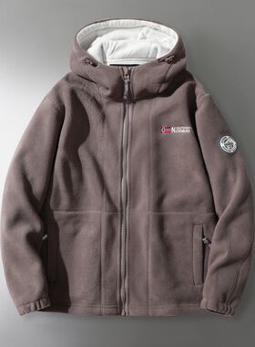 出口挪威！秋冬功能性户外防寒！加绒加厚保暖摇粒绒抓绒衣外套潮