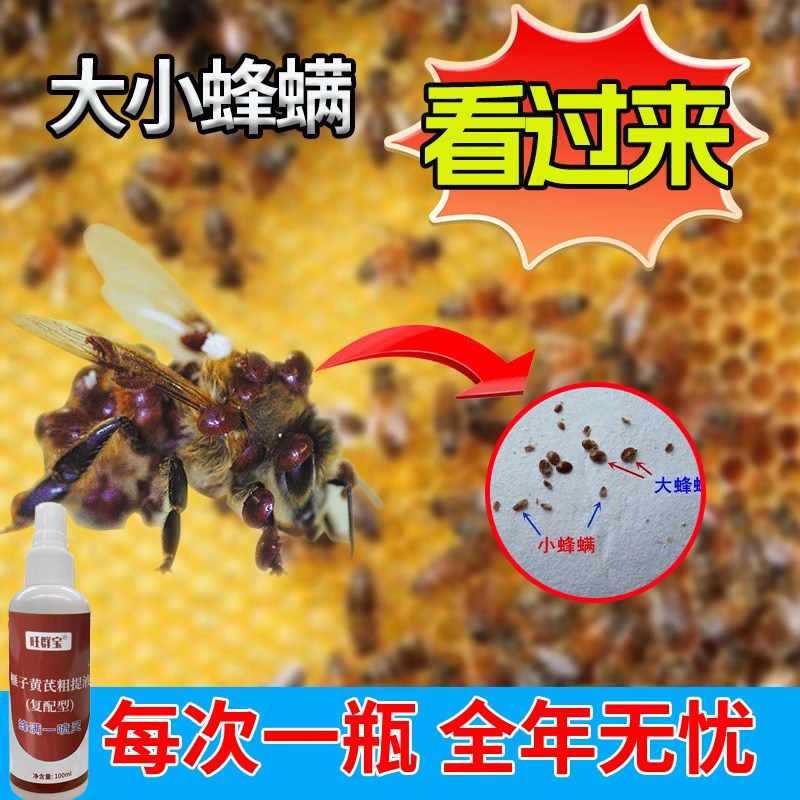 蜜蜂除蜂螨一喷净中蜂意蜂除大小螨不伤蜂养蜂场常备喷雾除螨非药