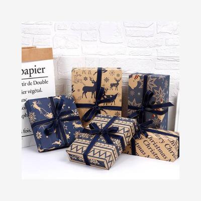 10sheet Christmas Wrapping Paper Gift Bag Xmas Handmade