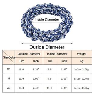 Toys Med Chew Bite Resistant Toy Dog Rope for Sturdy Pet Big