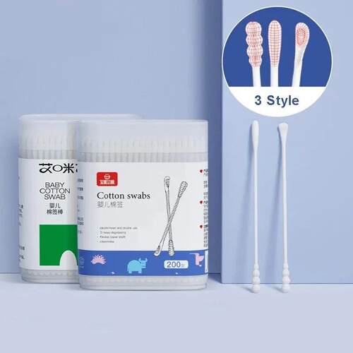 400/200 Pcs Double Head Cotton Swab Women Makeup Lipstik Bud