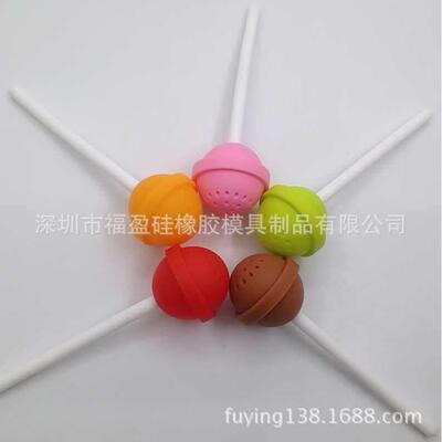 Silicone Tea Infuser Reusable Rubber Strainer lollipop tea