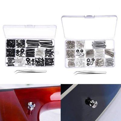 254pcs/set Guitar Screw Kit Assortment with Storage Box for