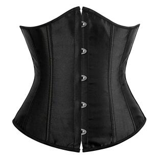 Corset Mujer Satin Underbust Korset Gothic Korsett For Women