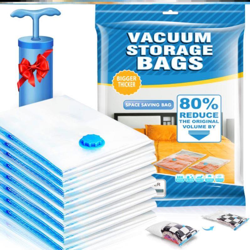 2/5/10Pcs Vacuum Bag Storage w Valve Home Compression bag