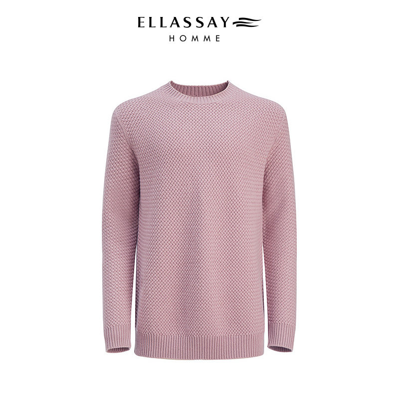 【秀场同款】ELLASSAY歌力思男装25年秋冬圆领毛衣EME363M02000