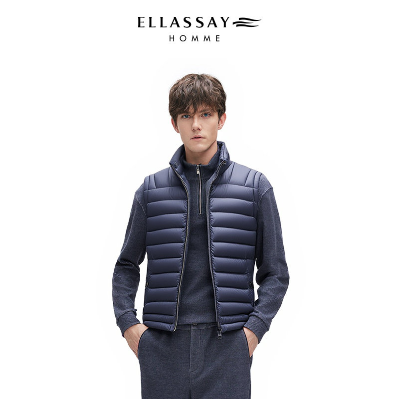 ELLASSAY歌力思男装26年新款鹅绒蓬松保暖羽绒服马甲EME371L00500,男装,羽绒马甲,淘宝优惠券,粉丝福利购,淘宝优惠卷