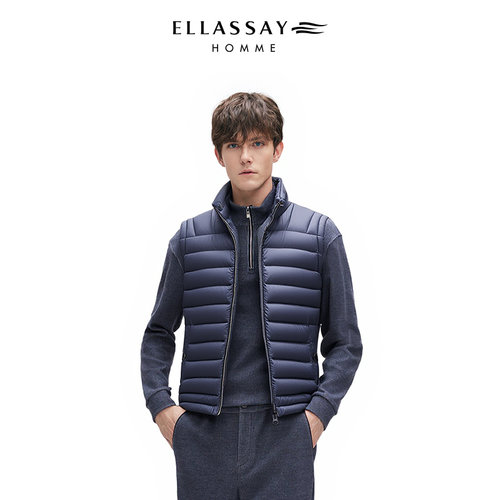 ELLASSAY歌力思男装26年新款鹅绒蓬松保暖羽绒服马甲EME371L00500
