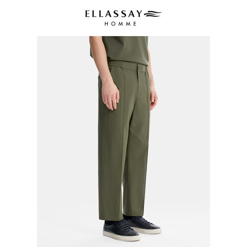 ELLASSAY直筒休闲长裤直筒通勤