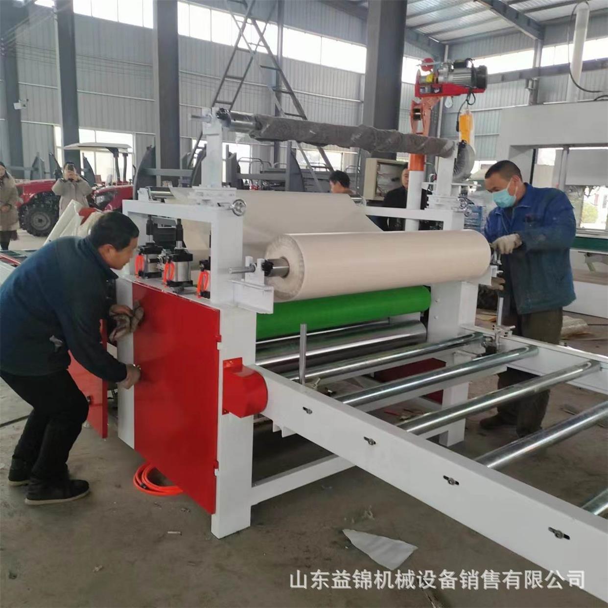 碳晶板覆膜机自动断双面