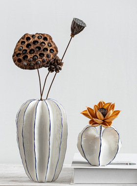 现代仿水果陶瓷花瓶家居装饰摆件