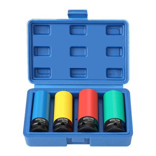 1/2气动加长轮胎套筒螺丝风炮套筒保护轮毂防刮专用17/19/21/22mm