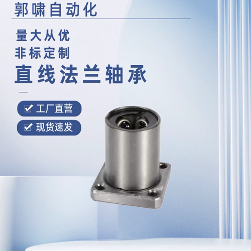 LHFSF/LHFSMF8 10 12 16 20 25 30 40带方法兰直线轴承钢保单衬型