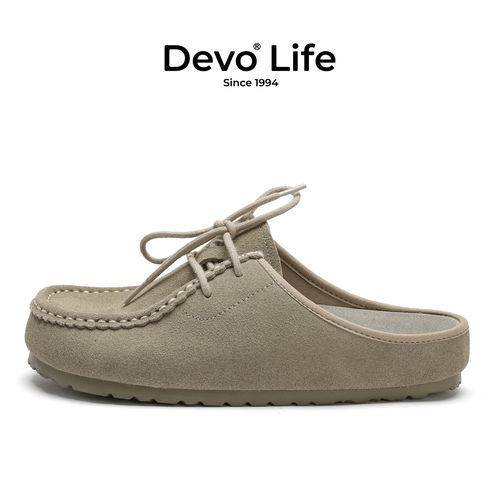 Devo舒适软木包头勃肯穆勒拖鞋