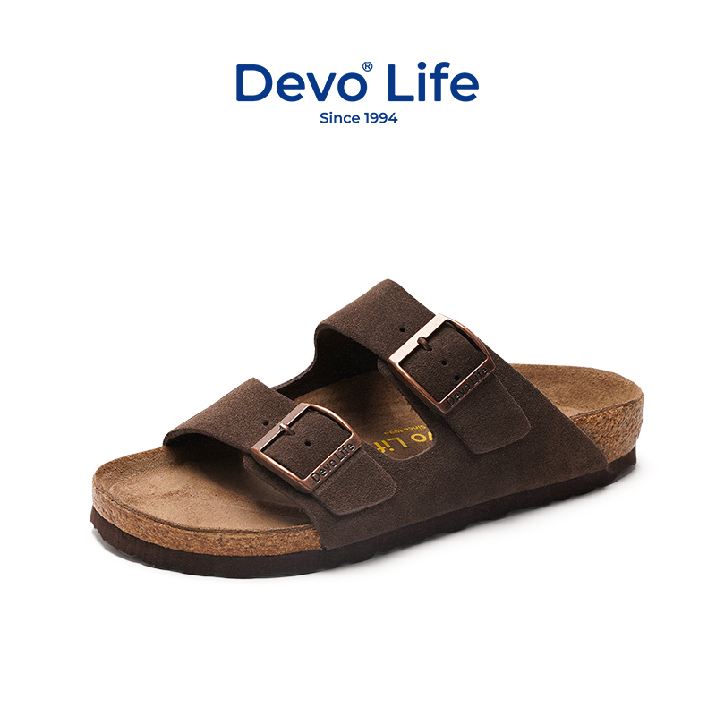 Devo Life软木拖鞋休闲一字拖凉拖套脚情侣简约男鞋2718怎么样,好用不?