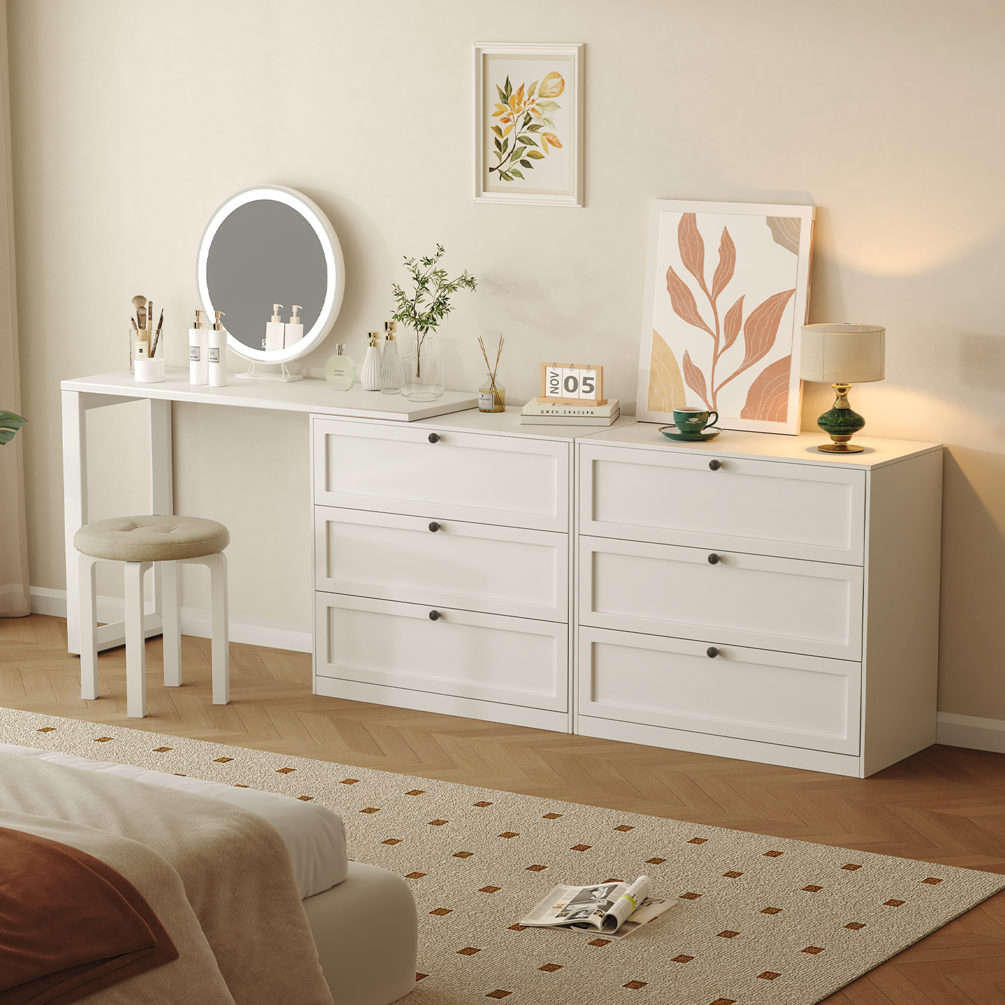 【无醛无味】梳妆台2025新款