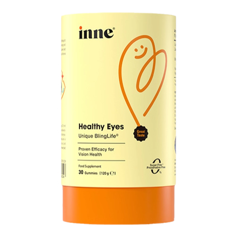 inne蓝光盾儿童专利叶黄素婴幼儿护眼蓝莓软糖视力临期特卖