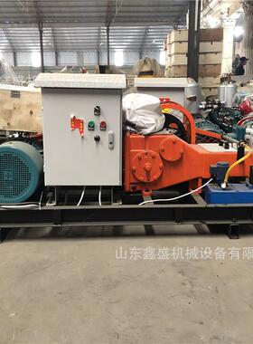GPB150柱塞注浆泵工程用电动11KW稳定压力泥灰浆泵三缸高压注浆机