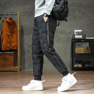 初高中生穿校服里面的衣服羽绒裤男大童校裤内胆轻薄修身保暖裤子