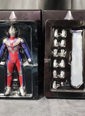 WD SHF迪迦奥特曼 真骨雕 红色强力型形态光之巨人超可动手办玩具