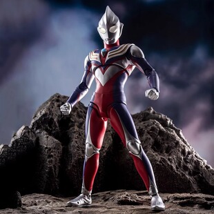 SHF奥特曼真骨雕复合型迪迦闪耀赛罗泽塔布莱泽拼装手办可动 男孩