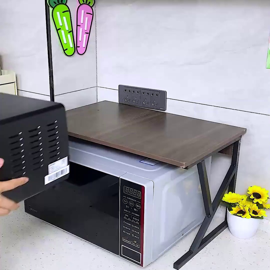 厨房调味置物收纳架用品家用大全置物架台面多层调料架微波炉架子