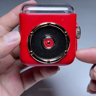 新款 家用户外时钟低音炮音箱 户外磁吸背夹夜灯无线蓝牙音响便携式