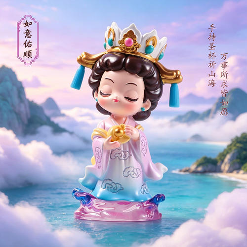 福建莆田妈祖娘娘盲盒伴手礼物