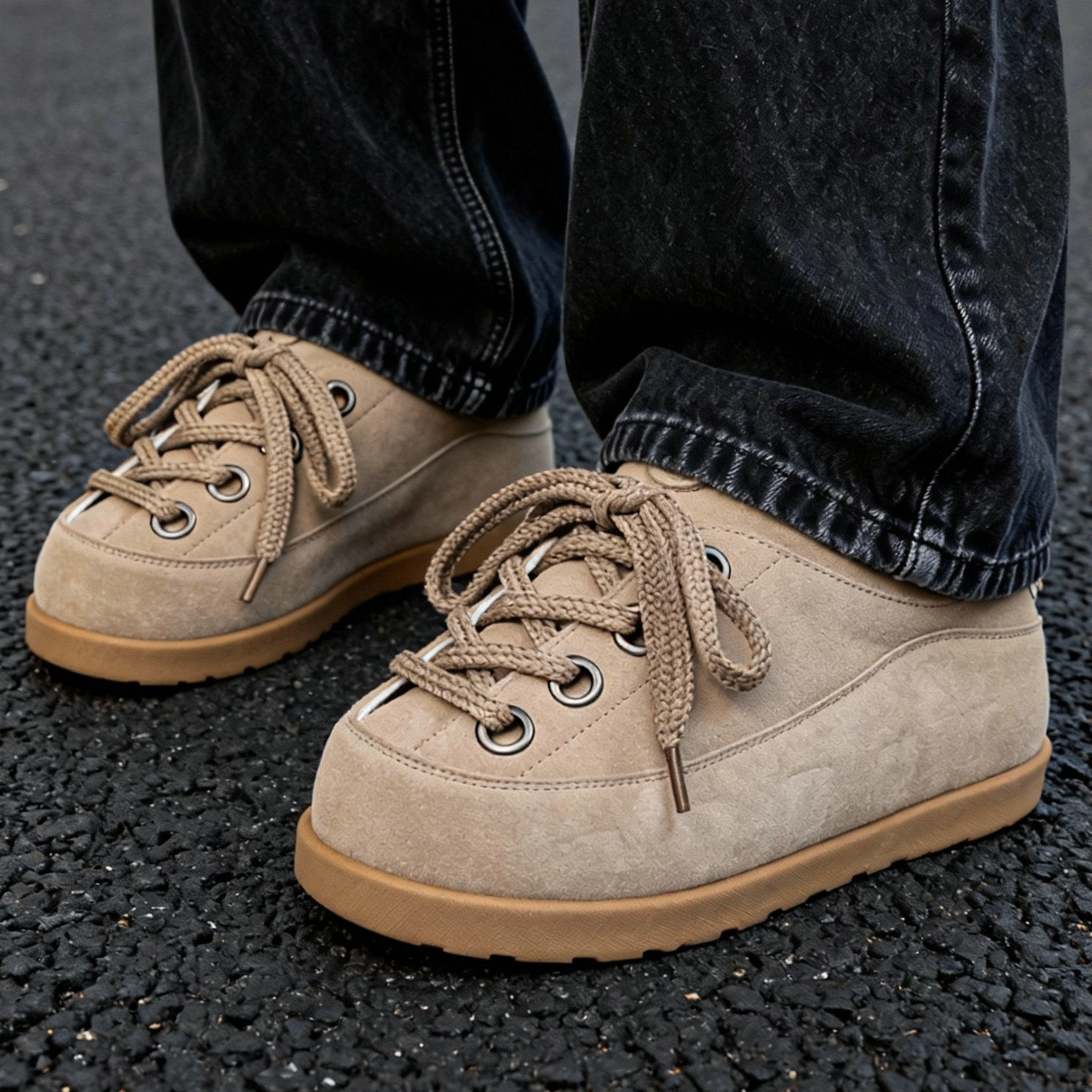 老爹鞋男鞋复古二棉鞋加绒面包鞋冬季原创美式设计感复古大头板鞋,流行男鞋,老爹鞋,淘宝优惠券,粉丝福利购,淘宝优惠卷