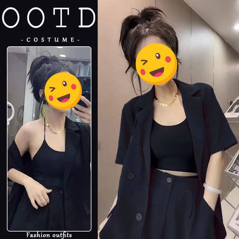 小个子职业套装女2026新款夏季时尚洋气爆款休闲小西装短裤两件套