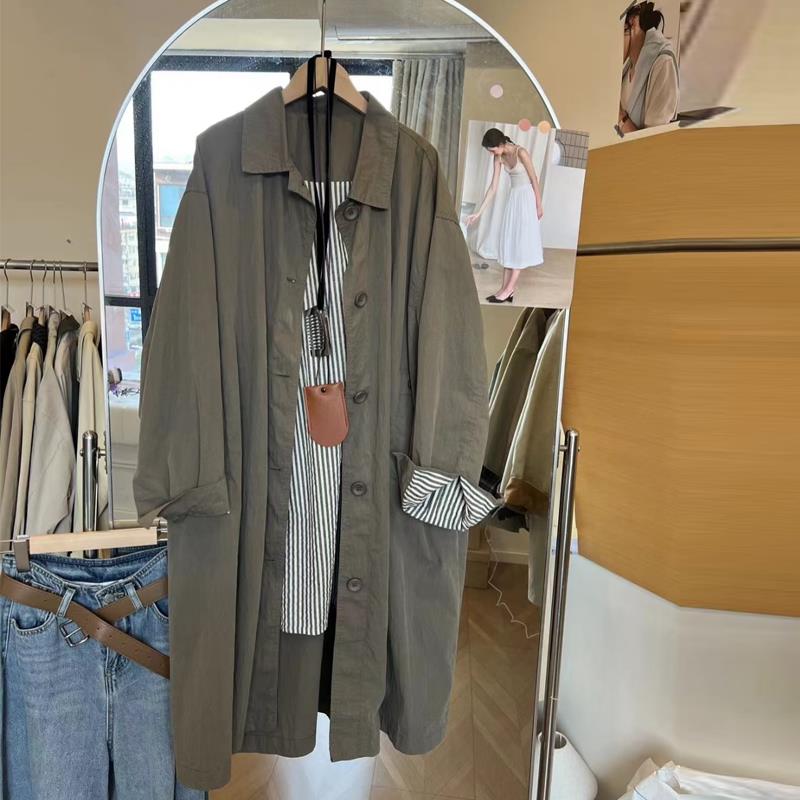 巨好看风衣外套女2025秋季新款爆款小个子韩系中长款春秋季高级感