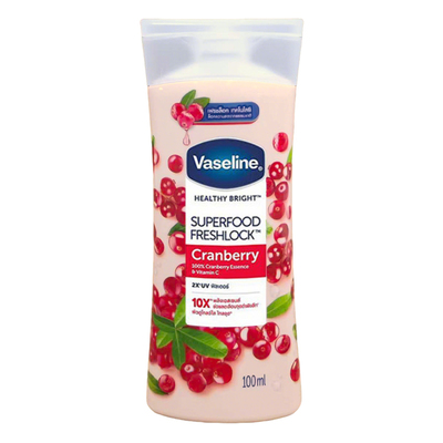 凡士林Vaseline超级食物身体乳滋润肤保湿蔓越莓西柚桃子