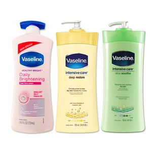 Vaseline凡士林特润果酸烟酰胺芦荟洋甘菊身体乳400ml润肤露725ml