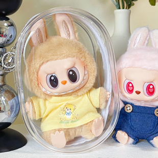 小盲骑新款 plus16cm娃包适用labubu坐坐派对2代1代 小冰蛋蘑菇屋M